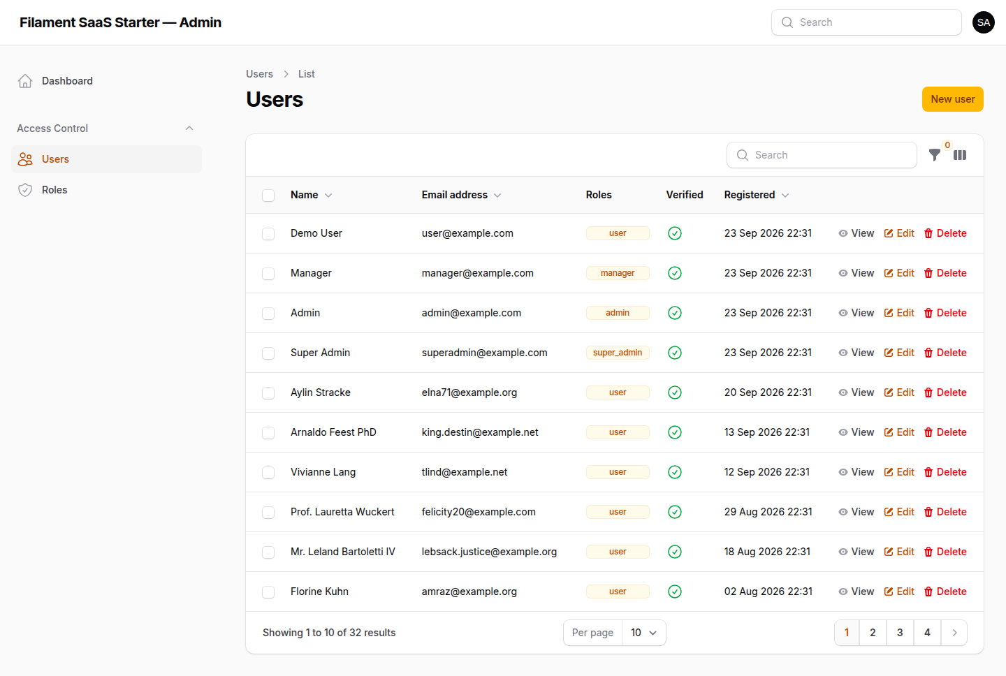 Kelola pengguna LaunchKit